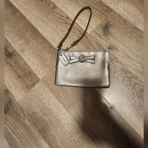 Adorable Gray Coach Wristlet!
